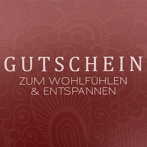 Gutschein Wellness Massage (30 Minuten, Als Geschenk verpackt zusenden)